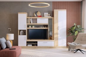 МАКСИ К1 Стенка для гостиной дуб сонома/белое дерево в Карталах - kartaly.mebel24.online | фото 5