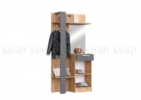 МАРТИНА Прихожая (модульная) дуб крафт/графит в Карталах - kartaly.mebel24.online | фото 3