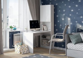 МАЙНД-01 Стол компьютерный (белое дерево) в Карталах - kartaly.mebel24.online | фото 1