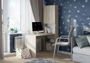 МАЙНД-01 Стол компьютерный (дуб крафт белый) в Карталах - kartaly.mebel24.online | фото