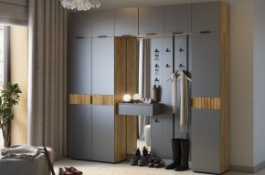 МЕБЕЛЬСОН К33 Прихожая (дуб крафт золотой/белое дерево) в Карталах - kartaly.mebel24.online | фото