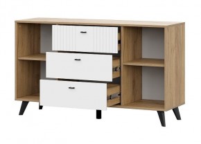 МИЛАН Детская (Дуб Золотой/Белый матовый) в Карталах - kartaly.mebel24.online | фото 17