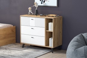 МИЛАН Детская (Дуб Золотой/Белый матовый) в Карталах - kartaly.mebel24.online | фото 51