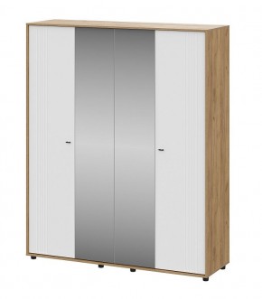 МИЛАН Шкаф четырехстворчатый (Белый Матовый) в Карталах - kartaly.mebel24.online | фото
