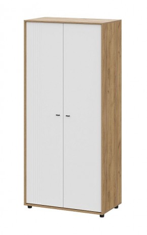 МИЛАН Шкаф двухстворчатый (Белый матовый) в Карталах - kartaly.mebel24.online | фото