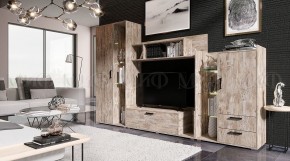 Модена Шкаф низкий (Дуб Юкон) в Карталах - kartaly.mebel24.online | фото 3