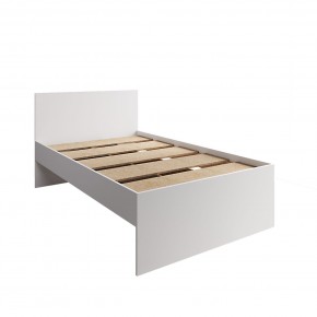 МОРИ КРМЯ 1200.1/1 Кровать с нишей под ящики белый в Карталах - kartaly.mebel24.online | фото 1