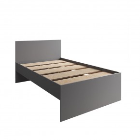 МОРИ КРМЯ 1200.1/1 Кровать с нишей под ящики (графит) в Карталах - kartaly.mebel24.online | фото 1