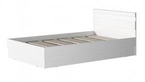 МС "Хилтон" Кровать 1,2 (Белый текстурный) в Карталах - kartaly.mebel24.online | фото 2