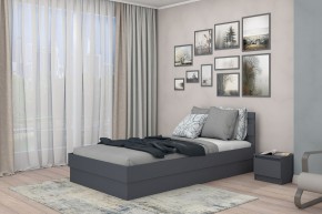 МС "Хилтон" Кровать 1,2 (графит) в Карталах - kartaly.mebel24.online | фото