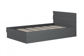 МС "Хилтон" Кровать 1,2 (графит) в Карталах - kartaly.mebel24.online | фото 2