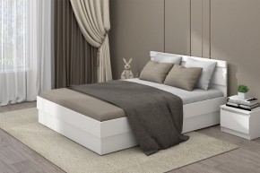 МС "Хилтон" Кровать 1,4 (Белый текстурный) в Карталах - kartaly.mebel24.online | фото
