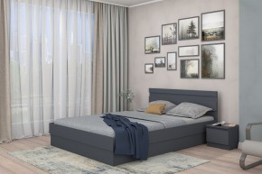 МС "Хилтон" Кровать 1,6 (графит) в Карталах - kartaly.mebel24.online | фото