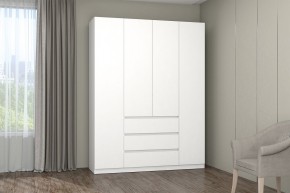 МС "Хилтон" Шкаф №1 1600 (Белый текстурный) в Карталах - kartaly.mebel24.online | фото
