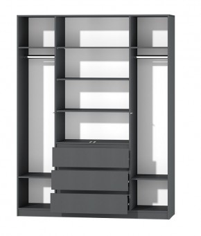 МС "Хилтон" Шкаф №1 1600 (Графит) в Карталах - kartaly.mebel24.online | фото 3
