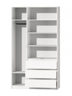 МС "Хилтон" Шкаф №2 1200 (Белый текстурный) в Карталах - kartaly.mebel24.online | фото 3