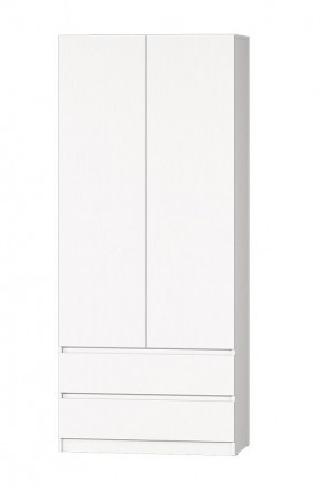 МС "Хилтон" Шкаф №3 900 (Белый текстурный) в Карталах - kartaly.mebel24.online | фото 2