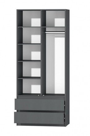 МС "Хилтон" Шкаф №3 900 (Графит) в Карталах - kartaly.mebel24.online | фото 3
