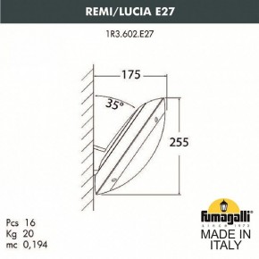 Накладной светильник Fumagalli Lucia 1R3.602.000.LYE27 в Карталах - kartaly.mebel24.online | фото 2