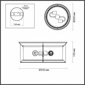 Накладной светильник Odeon Light Mavret 4961/2C в Карталах - kartaly.mebel24.online | фото 3