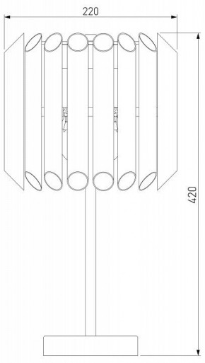 Настольная лампа декоративная Bogate-s Castellie 01124/3 (01106/3) в Карталах - kartaly.mebel24.online | фото 3