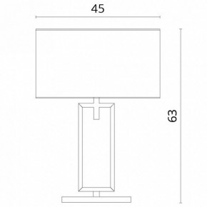 Настольная лампа декоративная Divinare Porta 5933/01 TL-1 в Карталах - kartaly.mebel24.online | фото 3