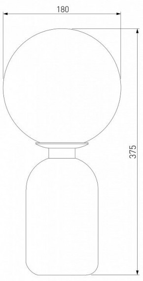 Настольная лампа декоративная Eurosvet Bubble 01197/1 белый в Карталах - kartaly.mebel24.online | фото 2