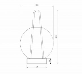 Настольная лампа декоративная Eurosvet Frasco 80507/1 черный в Карталах - kartaly.mebel24.online | фото 3