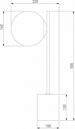 Настольная лампа декоративная Eurosvet Marbella 01157/1 латунь в Карталах - kartaly.mebel24.online | фото 3