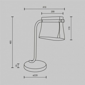 Настольная лампа декоративная Maytoni Cabaret MOD170TL-L8BS3K в Карталах - kartaly.mebel24.online | фото 7