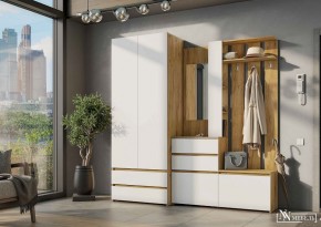 НЕКСТ 1 Вешалка с зеркалом + Шкаф 2-х ств. с ящиками в Карталах - kartaly.mebel24.online | фото