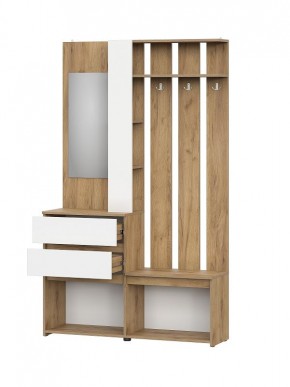 НЕКСТ 1 Вешалка с зеркалом + Шкаф 2-х ств. с ящиками в Карталах - kartaly.mebel24.online | фото 5