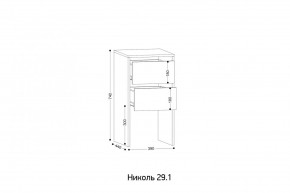 НИКОЛЬ 25 Шкаф 5-ти створчатый в Карталах - kartaly.mebel24.online | фото 7