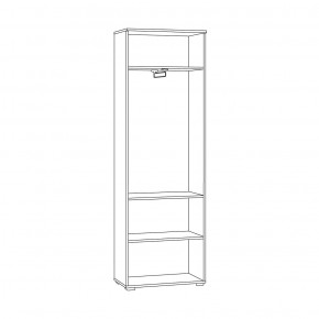 ОКТАВА Шкаф для одежды 13.338 в Карталах - kartaly.mebel24.online | фото
