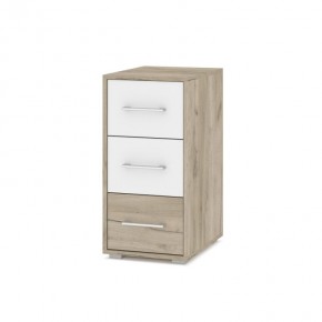 ОЛИВИЯ О62 Комод-тумба (дуб серый/белый) в Карталах - kartaly.mebel24.online | фото