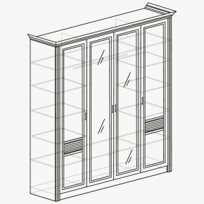 ОРЛЕАН Спальный гарнитур (модульный) ясень белый в Карталах - kartaly.mebel24.online | фото 5