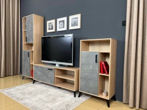 ОСКАР TRIO Гостиная (дуб золотой/каспий темный) в Карталах - kartaly.mebel24.online | фото 3