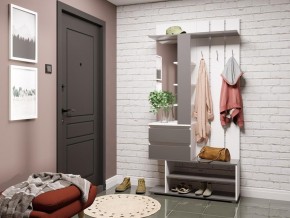 ПАРУС Прихожая (белый/графит) в Карталах - kartaly.mebel24.online | фото