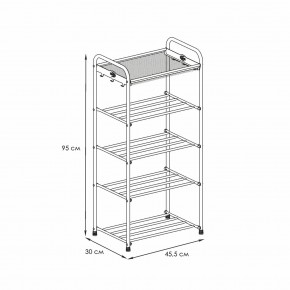 ПДОА15 М Подставка для обуви "Альфа 15" Медный антик в Карталах - kartaly.mebel24.online | фото