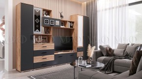 Пенал Белла (Сандал, Графит/Дуб крафт) в Карталах - kartaly.mebel24.online | фото 5