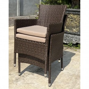 Плетеное кресло AM-196B Brown в Карталах - kartaly.mebel24.online | фото 2