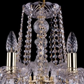 Подвесная люстра Bohemia Ivele Crystal 1402 1402/10/240/G/Leafs в Карталах - kartaly.mebel24.online | фото 4