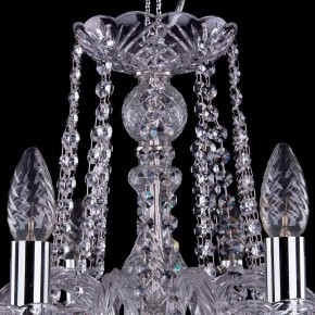 Подвесная люстра Bohemia Ivele Crystal 1402 1402/10/240/Ni/Leafs в Карталах - kartaly.mebel24.online | фото 4