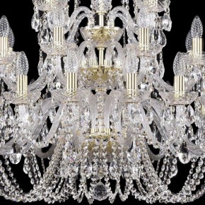 Подвесная люстра Bohemia Ivele Crystal 1402 1402/16+8+4/300/h-123/3d/G в Карталах - kartaly.mebel24.online | фото 3