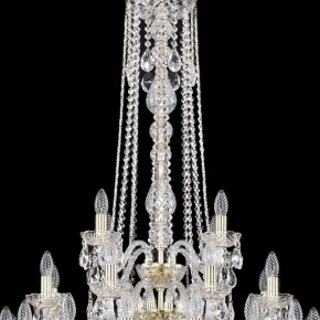 Подвесная люстра Bohemia Ivele Crystal 1402 1402/16+8+4/300/h-123/3d/G в Карталах - kartaly.mebel24.online | фото 4