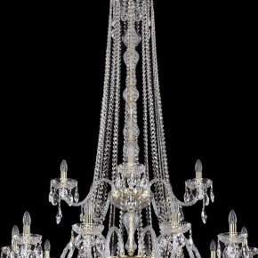Подвесная люстра Bohemia Ivele Crystal 1402 1402/20+10+5/530/h-206/3d/G в Карталах - kartaly.mebel24.online | фото 4
