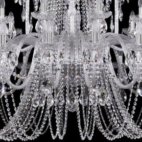 Подвесная люстра Bohemia Ivele Crystal 1402 1402/20+10+5/530/XL-165/Ni в Карталах - kartaly.mebel24.online | фото 3