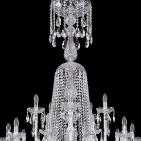 Подвесная люстра Bohemia Ivele Crystal 1402 1402/20+10+5/530/XL-165/Ni в Карталах - kartaly.mebel24.online | фото 4