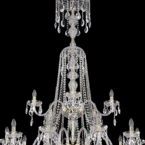 Подвесная люстра Bohemia Ivele Crystal 1402 1402/20+10+5/530/XL-206/3d/G в Карталах - kartaly.mebel24.online | фото 3