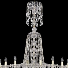 Подвесная люстра Bohemia Ivele Crystal 1402 1402/20/400/XL-140/G в Карталах - kartaly.mebel24.online | фото 4